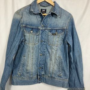 Lee denim jean jacket size medium
